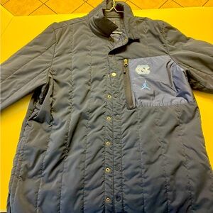 UNC North Carolina. Jordan Jacket Button Up. Navy Blue. XL.